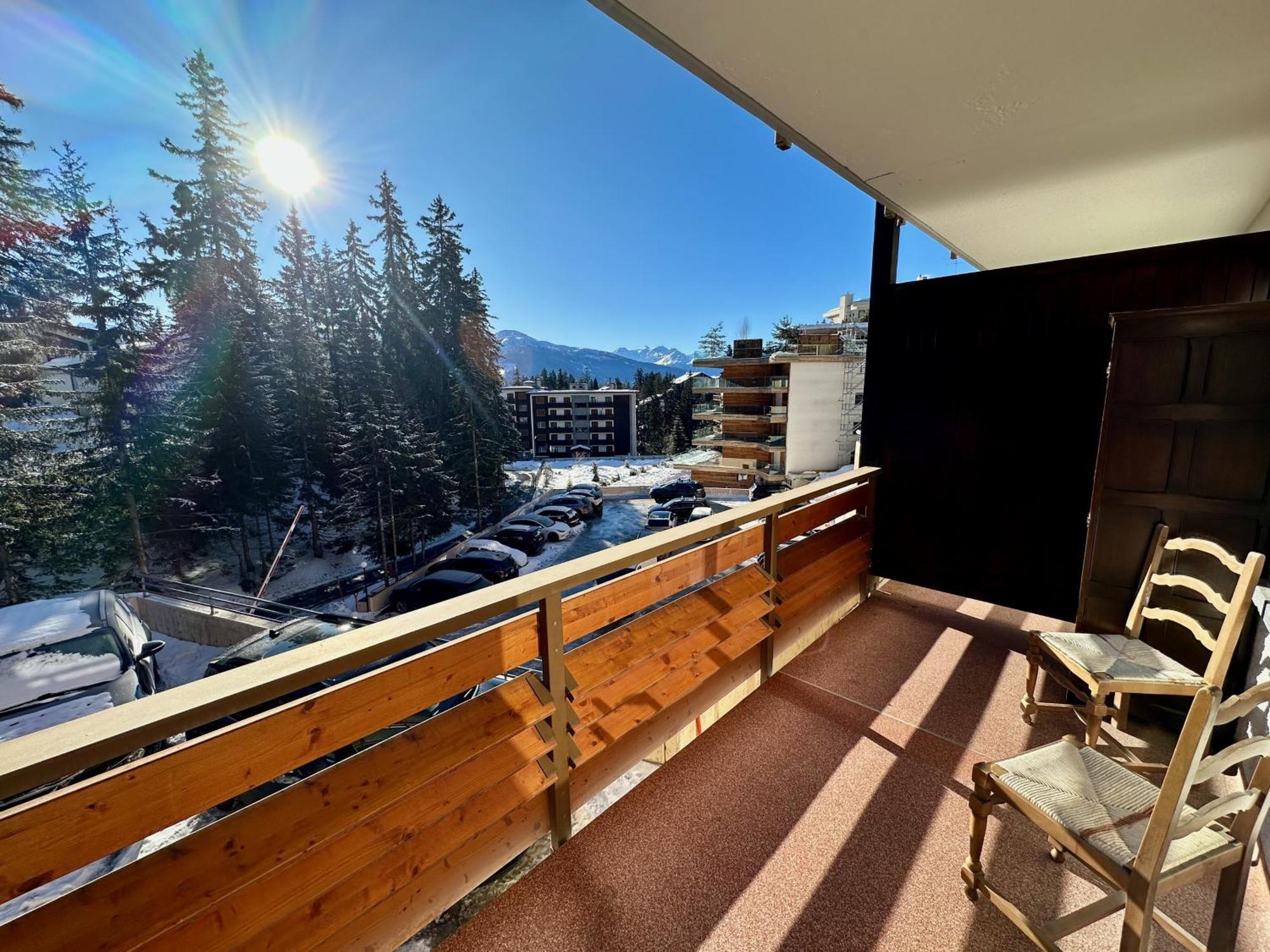 Studio Serenity, 4 Min Walk To Center! Crans-Montana Exterior photo