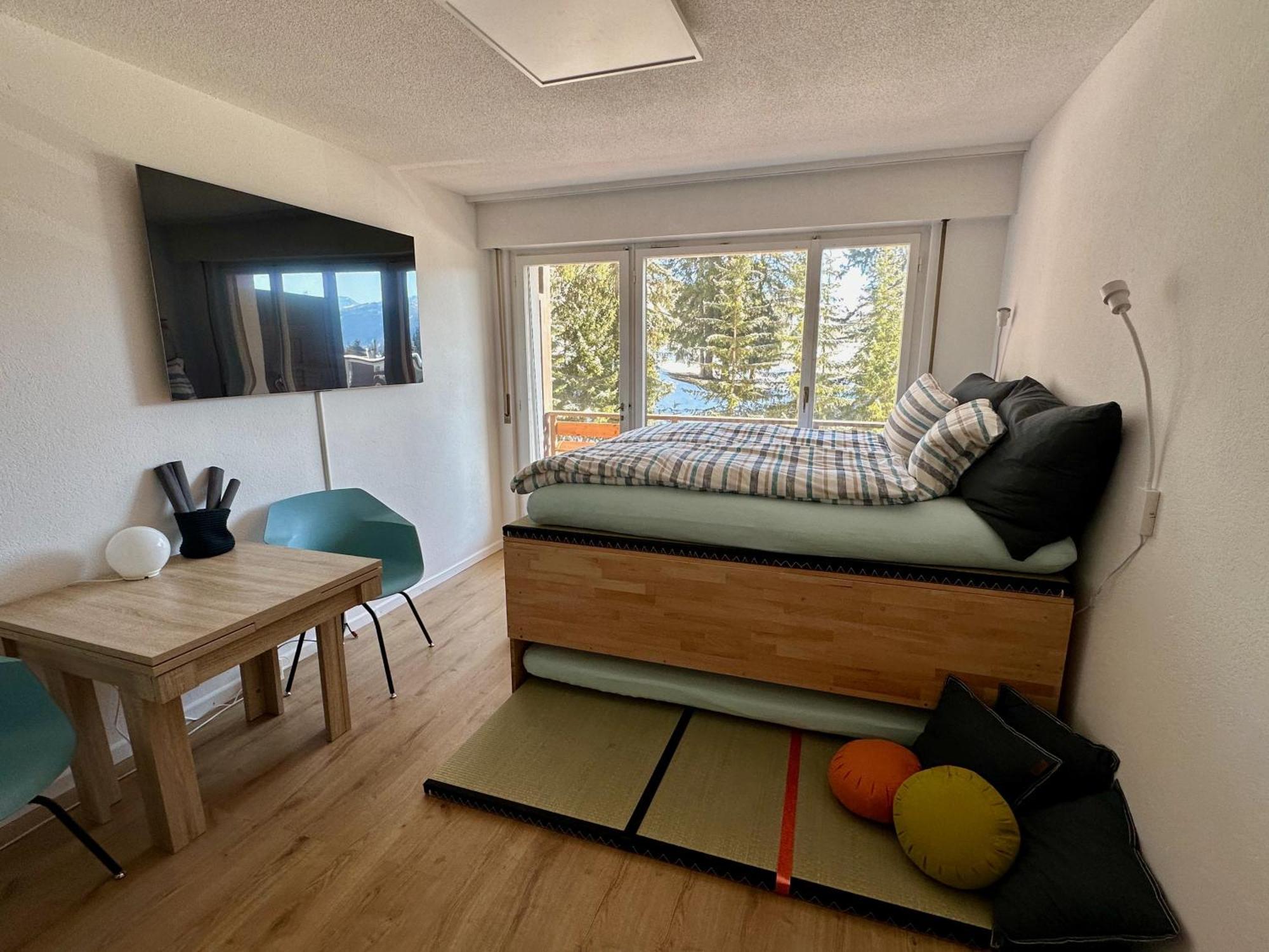 Studio Serenity, 4 Min Walk To Center! Crans-Montana Exterior photo