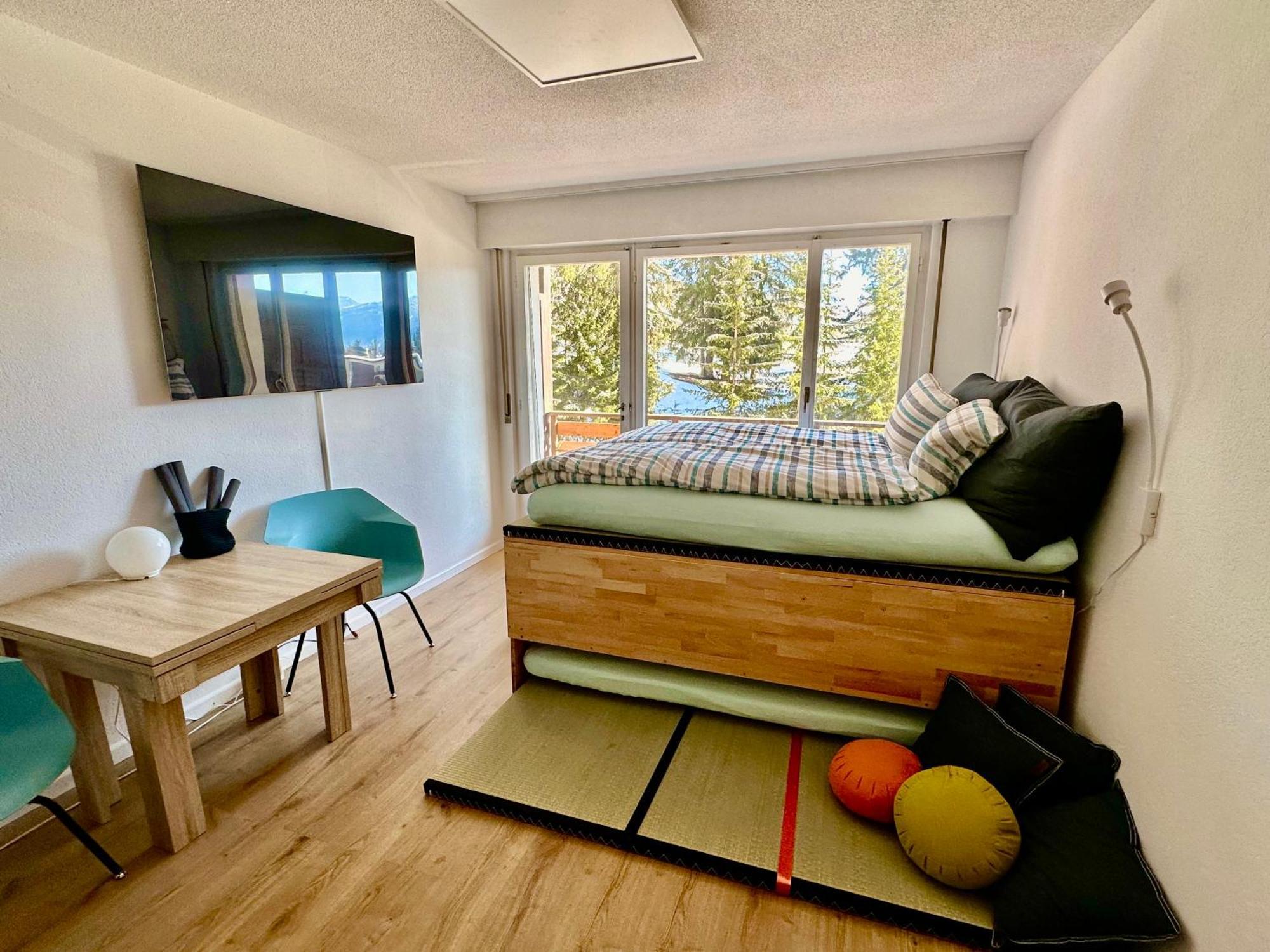 Studio Serenity, 4 Min Walk To Center! Crans-Montana Exterior photo